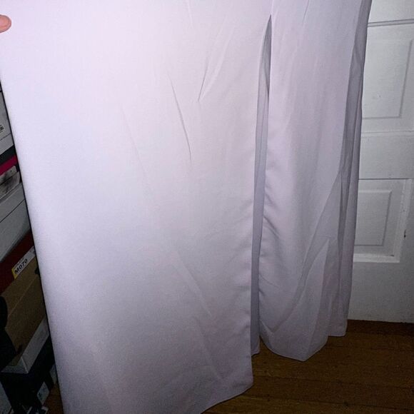 Threads | NWT Cap Sleeve Open Back Trumpet Gown w/ Front Slit Size 18 - Picture 7 of 11